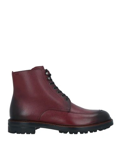 Shop Bally Man Ankle Boots Brick Red Size 12 Calfskin