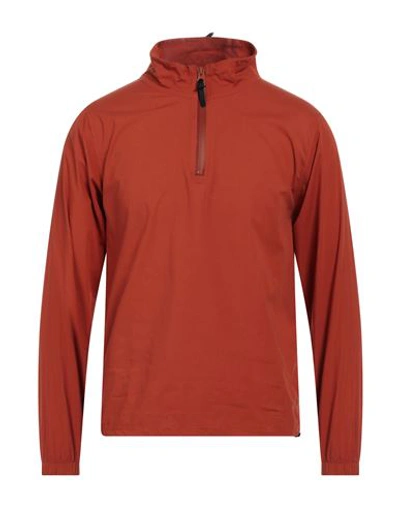 Shop Kestin Man Sweatshirt Rust Size Xl Cotton, Elastane In Red
