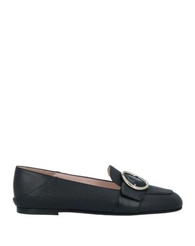 Shop Bally Woman Loafers Black Size 7.5 Cow Leather