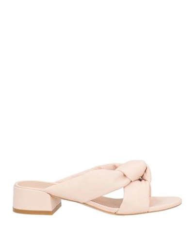 Stuart Weitzman Woman Sandals Light Pink Size 11.5 Leather In Pink