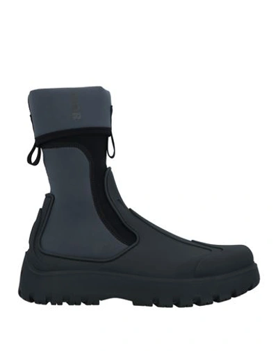 Shop Dior Homme Man Ankle Boots Black Size 8 Textile Fibers