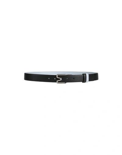Shop Alexander Mcqueen Man Belt Black Size 39.5 Soft Leather
