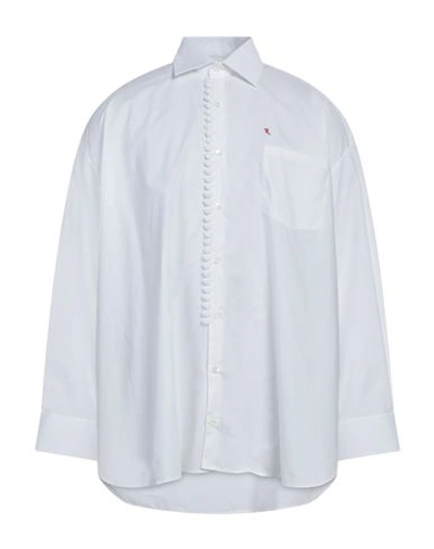 Shop Raf Simons Woman Shirt White Size M Cotton