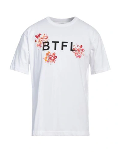 Btfl Man T-shirt White Size Xl Cotton In White