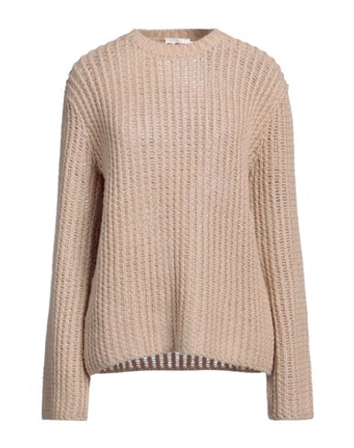 Chloé Woman Sweater Beige Size S Wool, Silk, Cashmere In Beige