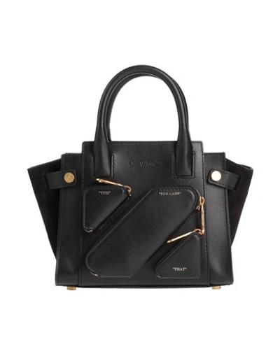 Shop Off-white Woman Handbag Black Size - Leather