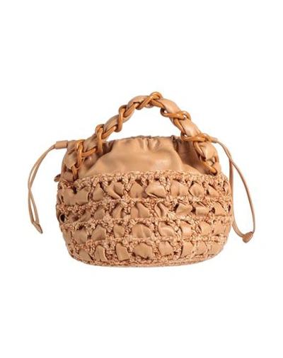 Shop By Far Woman Handbag Sand Size - Leather In Beige