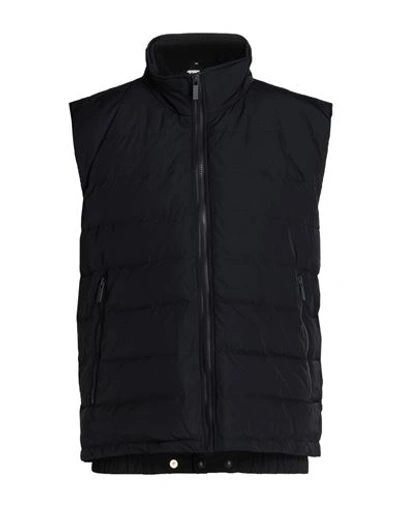 Shop Thom Browne Man Puffer Midnight Blue Size 4 Polyester
