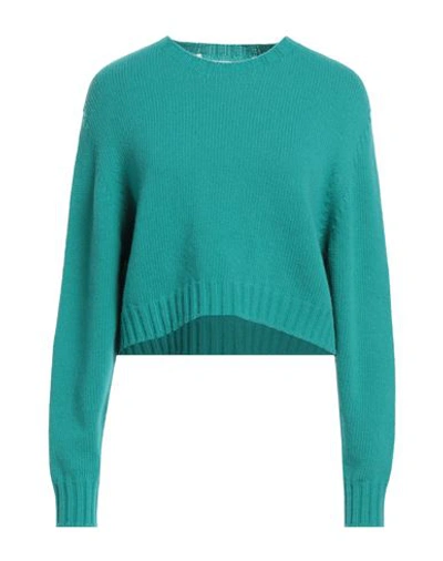 Shop Palm Angels Woman Sweater Light Green Size L Wool, Polyamide, Acrylic