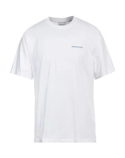 Shop Thisisneverthat Man T-shirt White Size Xl Cotton