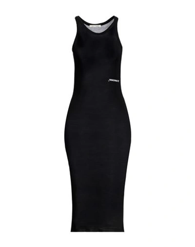Shop Hinnominate Woman Midi Dress Black Size L Modal