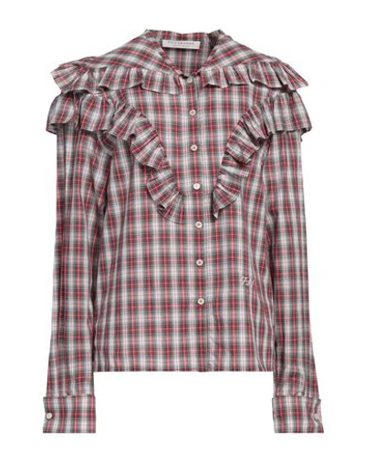 Shop Philosophy Di Lorenzo Serafini Woman Shirt Red Size 4 Cotton