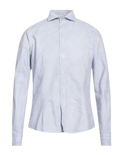 Shop Ploumanac'h Man Shirt Light Blue Size 15 ¾ Cotton