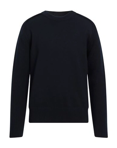 Shop Jil Sander Man Sweater Midnight Blue Size 40 Wool