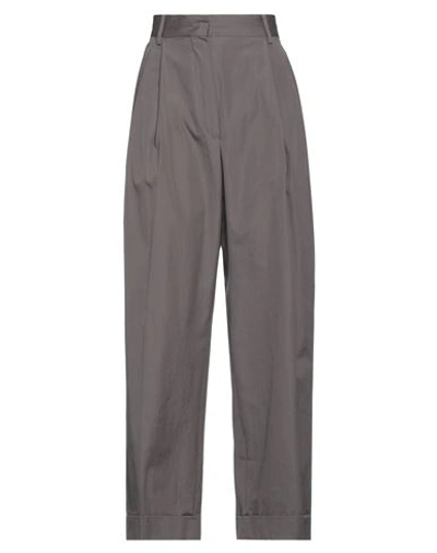 Shop Dries Van Noten Woman Pants Grey Size 4 Cotton
