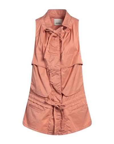 Isabel Marant Woman Shirt Salmon Pink Size 8 Viscose, Cotton, Silk, Elastane In Pink