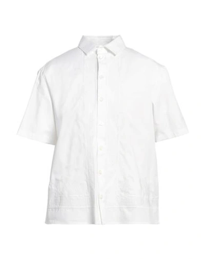 Shop Neil Barrett Man Shirt White Size Xxl Cotton