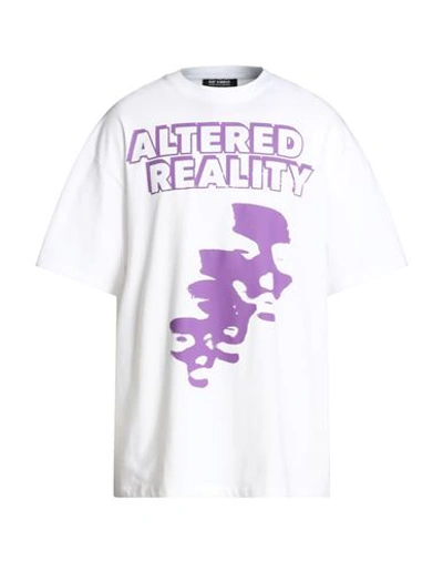 Raf Simons Man T-shirt White Size L Cotton In White