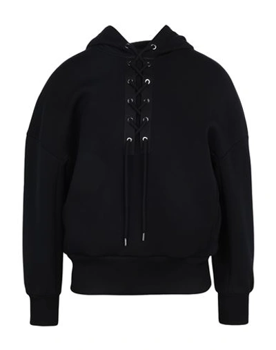 Shop Neil Barrett Man Sweatshirt Black Size Xl Viscose, Polyurethane, Elastane