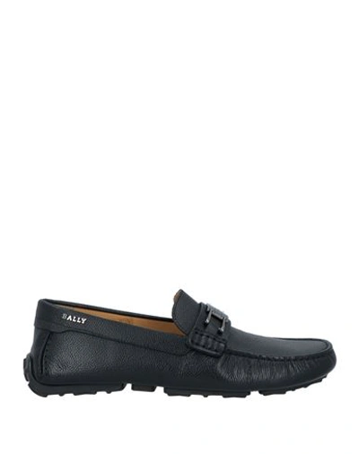 Shop Bally Man Loafers Black Size 8 Calfskin
