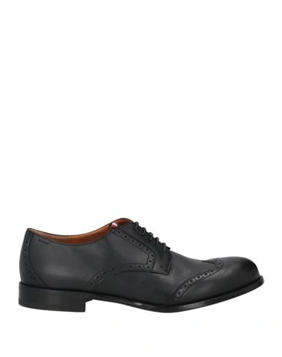 Shop Bally Man Lace-up Shoes Black Size 7.5 Bovine Leather