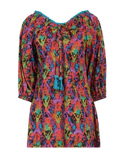Connor & Blake Woman Top Red Size S Cotton In Red