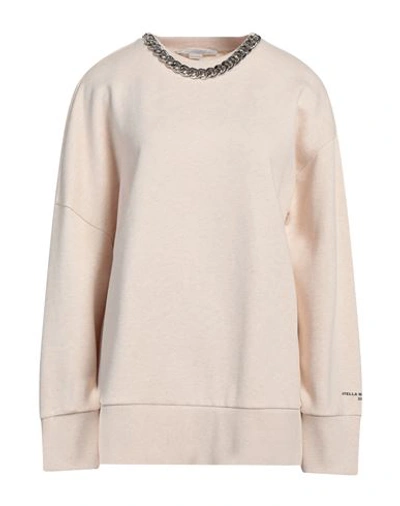 Shop Stella Mccartney Woman Sweatshirt Blush Size 8-10 Cotton, Elastane, Aluminum In Pink