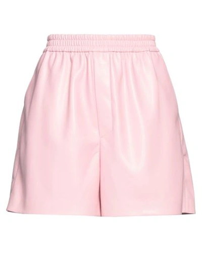 Shop Nanushka Woman Shorts & Bermuda Shorts Pink Size M Polyurethane