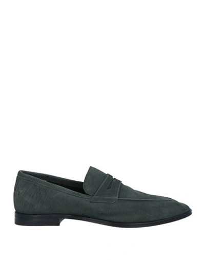 Shop Bally Man Loafers Lead Size 7.5 Calfskin In Grey