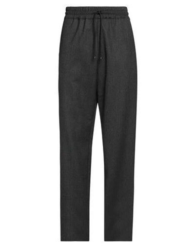 Shop Dries Van Noten Man Pants Steel Grey Size 36 Wool