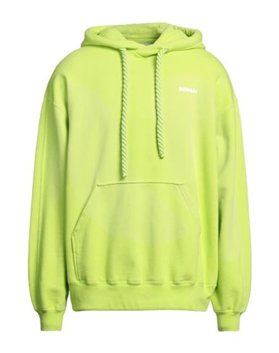 Shop Bonsai Man Sweatshirt Acid Green Size Xl Cotton