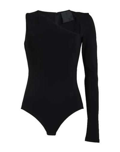Shop Givenchy Woman Bodysuit Black Size 8 Viscose, Elastane