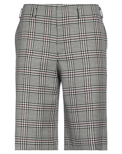 Shop Comme Des Garçons Man Shorts & Bermuda Shorts Ivory Size L Wool In White