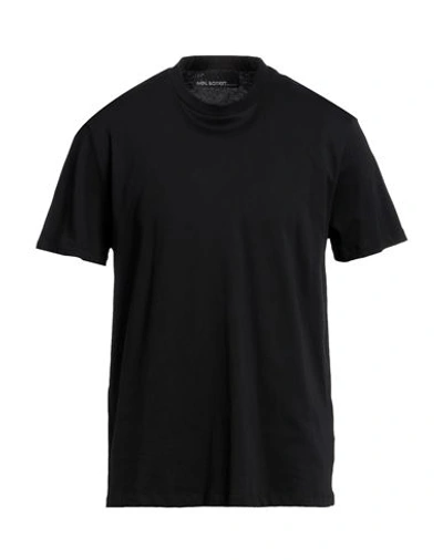 Shop Neil Barrett Man T-shirt Black Size Xxl Cotton In White