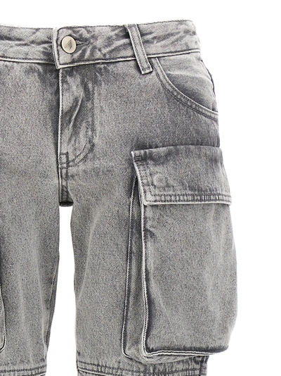 Shop Attico Essie Jeans Gray
