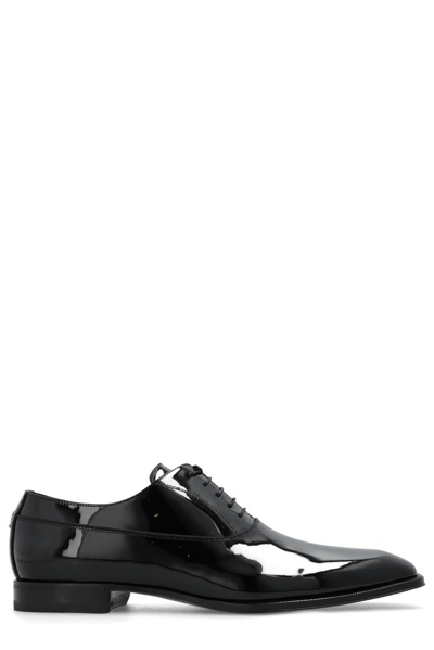 Shop Jimmy Choo Foxley Oxford Shoes In Black
