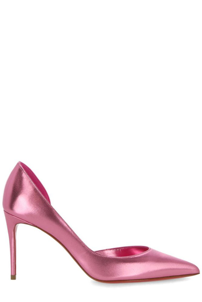 Shop Christian Louboutin Iriza Pointed Toe Pumps In Pink