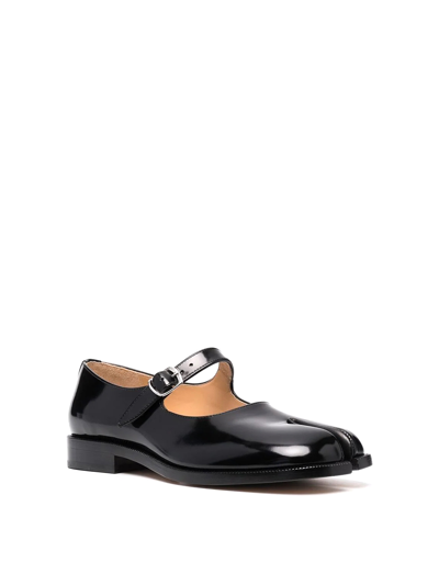 Maison Margiela Tabi Mary Jane Shoes In Negro