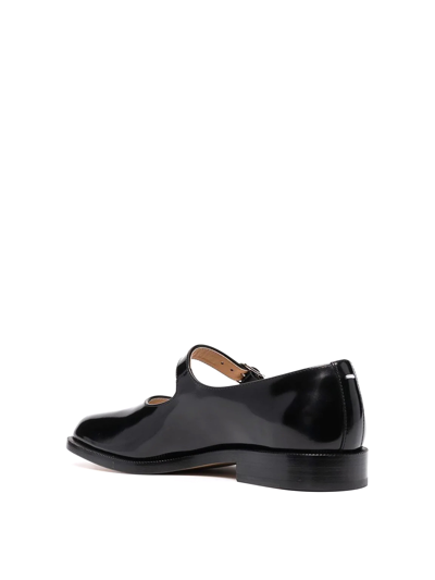 Maison Margiela Tabi Mary Jane Shoes In Negro