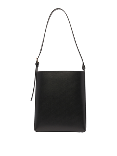 Shop Apc Virginie Shoulder Bag In Black