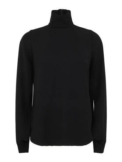 Shop N°21 High Neck Sweater In Negro