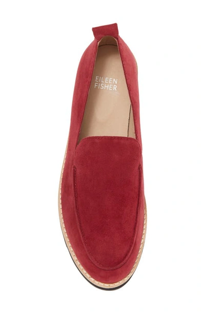 Shop Eileen Fisher Ells Platform Loafer In Deep Clare