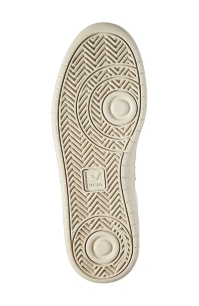 Veja V10' White Low-top Sneakers With Logo In Vegan Leather In White Nautico