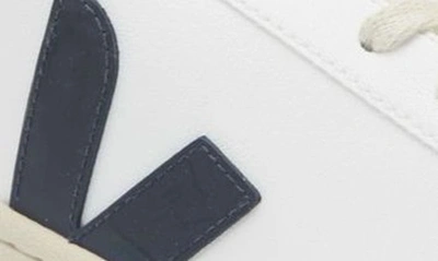 Veja V10' White Low-top Sneakers With Logo In Vegan Leather In White Nautico