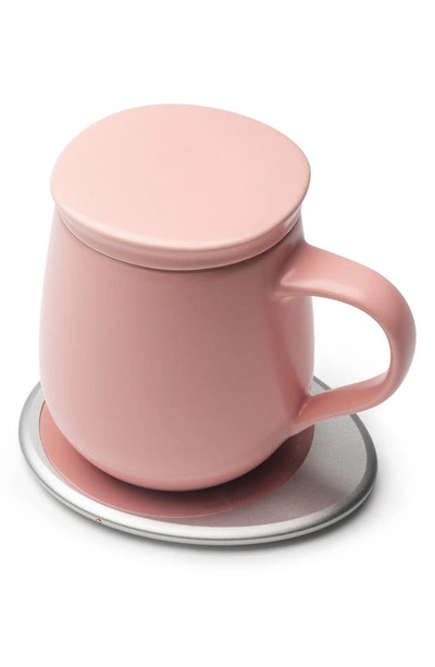 Ohom Ui 3 Mug & Warmer Set In Sheer Pink