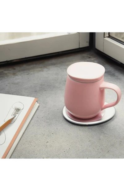 Ohom Ui 3 Mug & Warmer Set In Sheer Pink