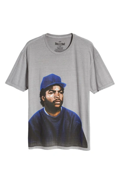 Shop Philcos X Boyz N The Hood Cotton Graphic T-shirt In Ice Grey Pigment