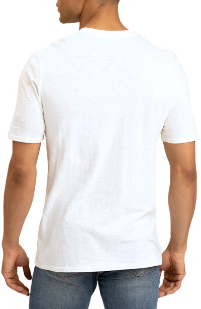 Shop Threads 4 Thought V-neck Organic Cotton T-shirt In Ecru
