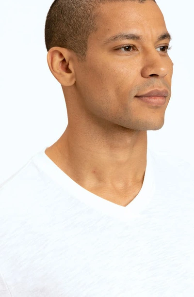 Threads 4 Thought V-neck T-shirt In Ecru