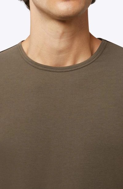 Cuts Ao Curved Hem Long Sleeve T-shirt In Shadow
